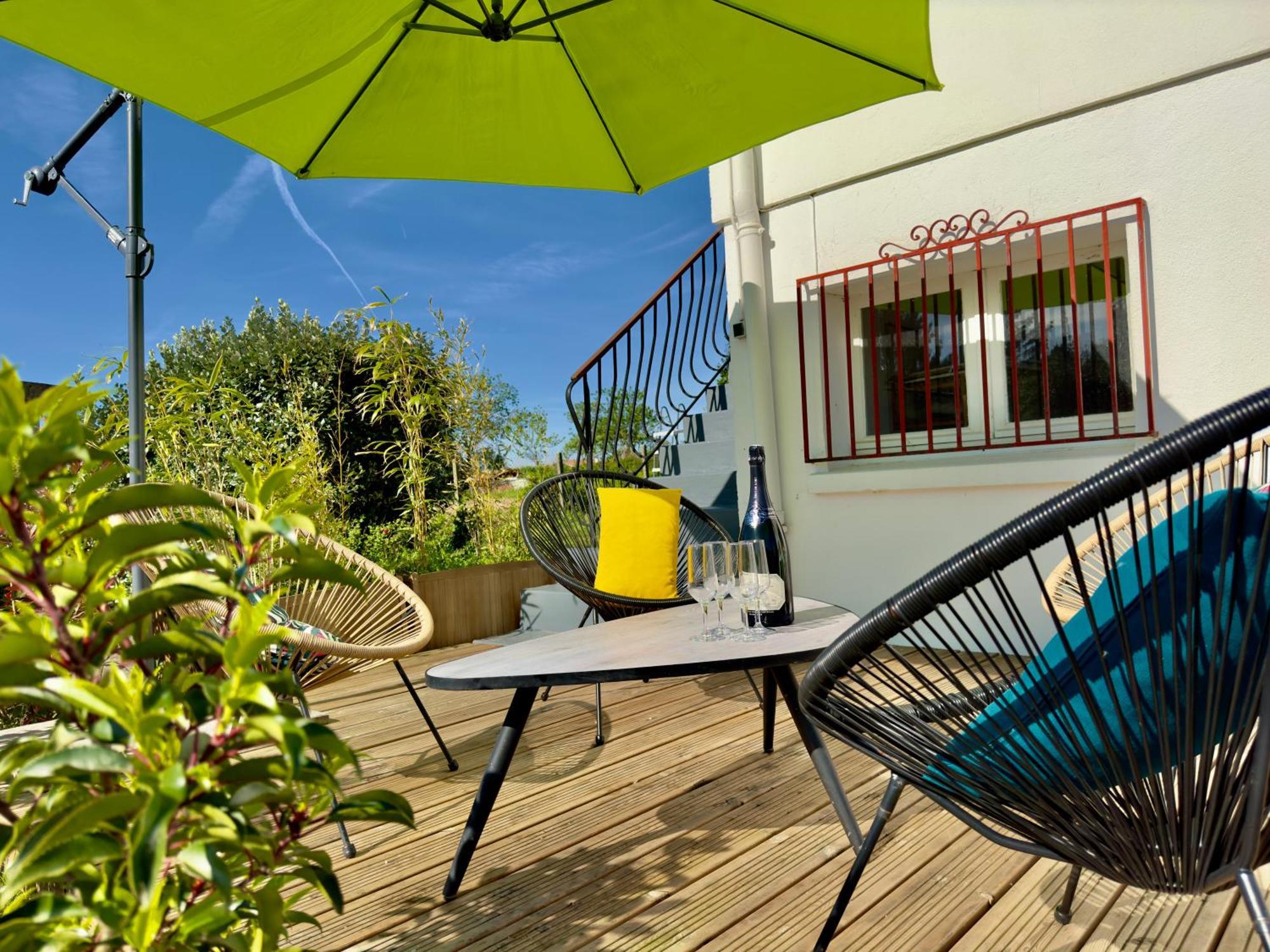 Maison Des Chenes 64 - Independant Apartment With Terrasse Boucau Exterior foto
